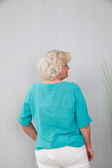 Celeste Top Teal