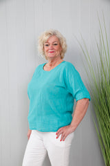 Celeste Top Teal