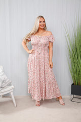 Rosie Pink Gypsy Dress