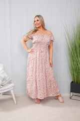 Rosie Pink Gypsy Dress