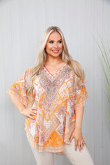 Morocco Kaftan Mandarin