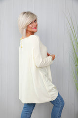 Shelby Soft Knit Top Lemon