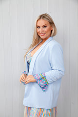 Janice Staple Blazer Sky Blue