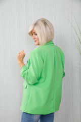 Janice Staple Blazer Spring Green