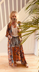 Silk Longline Kimono