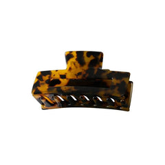 Tortoiseshell Rectangle Claw Clip