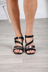 Classic Block Heel Sandals - bestacaiberryselect