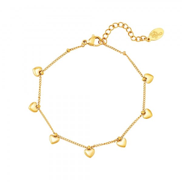 Gold Heart Bracelet - bestacaiberryselect