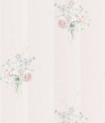 Madame Pink Floral Textured Stripe Wallpaper - 88407 – Wallpaper for Less  Murray