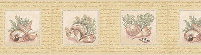 Brewster Sea Shell Wallpaper Border - 144B07134
