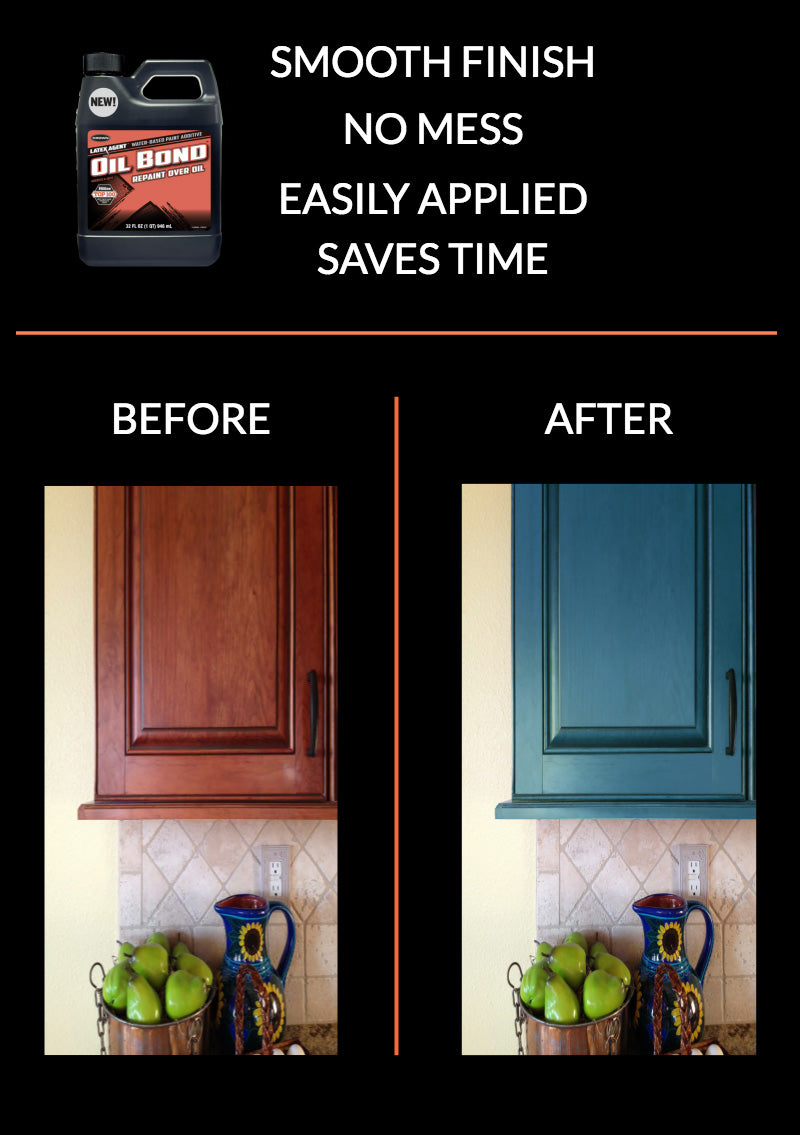 Kitchen Cabinets Before After - Oil Bond