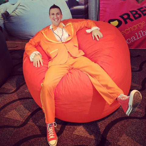 Orange man at Orange Conference