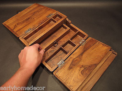 antique wooden lap desk