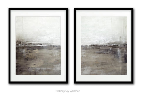 The Pathway digital downloadable prints set of two diptych