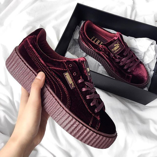 puma fenty maroon