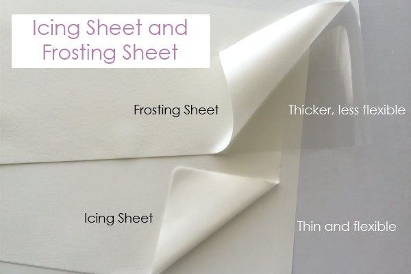 Icing frosting sheet comparison