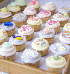 pastel cupcakes