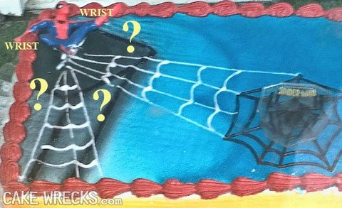 Spiderman cake fail