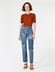 Fine Rib Tee-Shirt