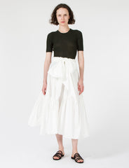 Fine Rib Tee-Shirt