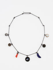 Seven X Wire Charm Necklace - GRAINNE MORTON