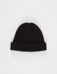 Wide Rib Beanie Cashmere