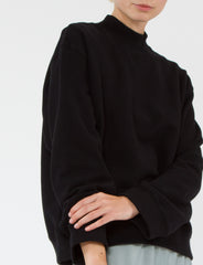 Mock Neck Sweatshirt French Terry