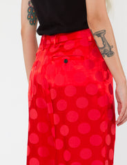Harriette Pant Polka Dot Jacquard