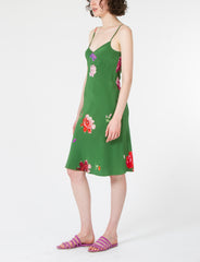 Gaia Slip Dress Floral Silk