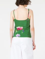 Gia Top Floral Silk