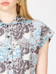 Creatures of Comfort Ophelia Top Mudcloth Silk Linen