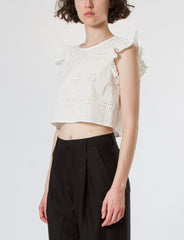 Creatures of Comfort Gemma Top Open Eyelet