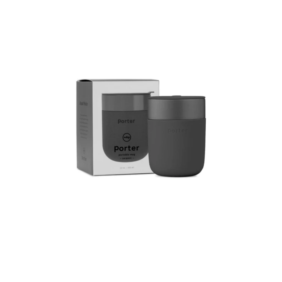 Porter Ceramic 12oz Mug in Charcoal