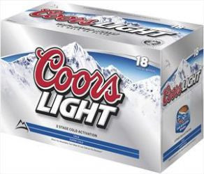 Coors Light 18 Pk Bottles