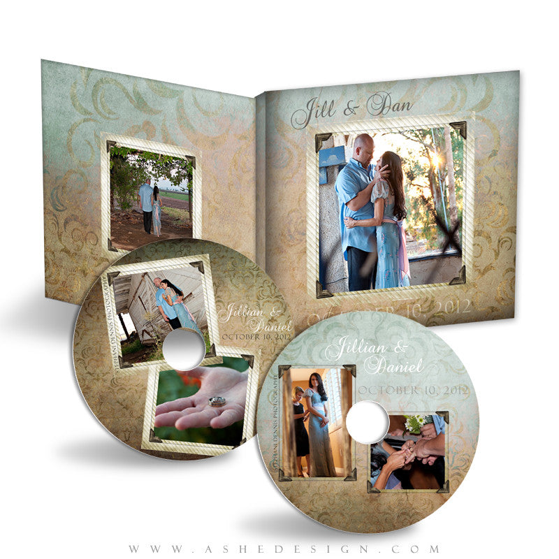 CD/DVD Label & Case Design Set - Something Old