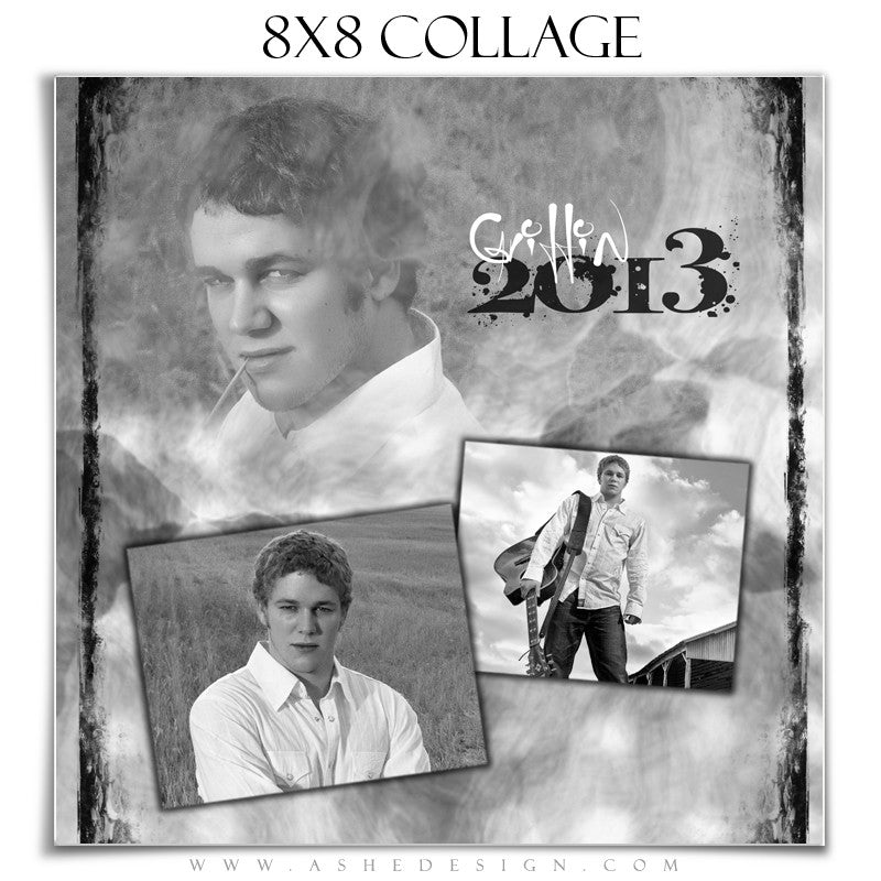 Collage Template 8x8 | Smoke & Mirrors