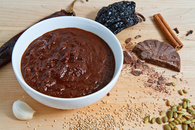 mole sauce mexican recipes recipe chocolate ingredients sauces mexico traditional authentic poblano chili chipotle cooking cups cuisine pepper spicy freeze