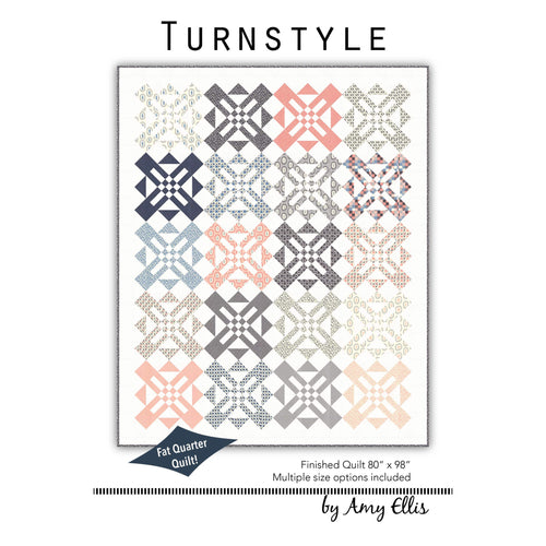 Turnstyle PDF Quilt Pattern - by Amy Ellis