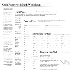 Quilt Planner