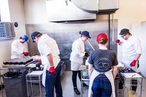 Working in the Quince and Apple Kitchen