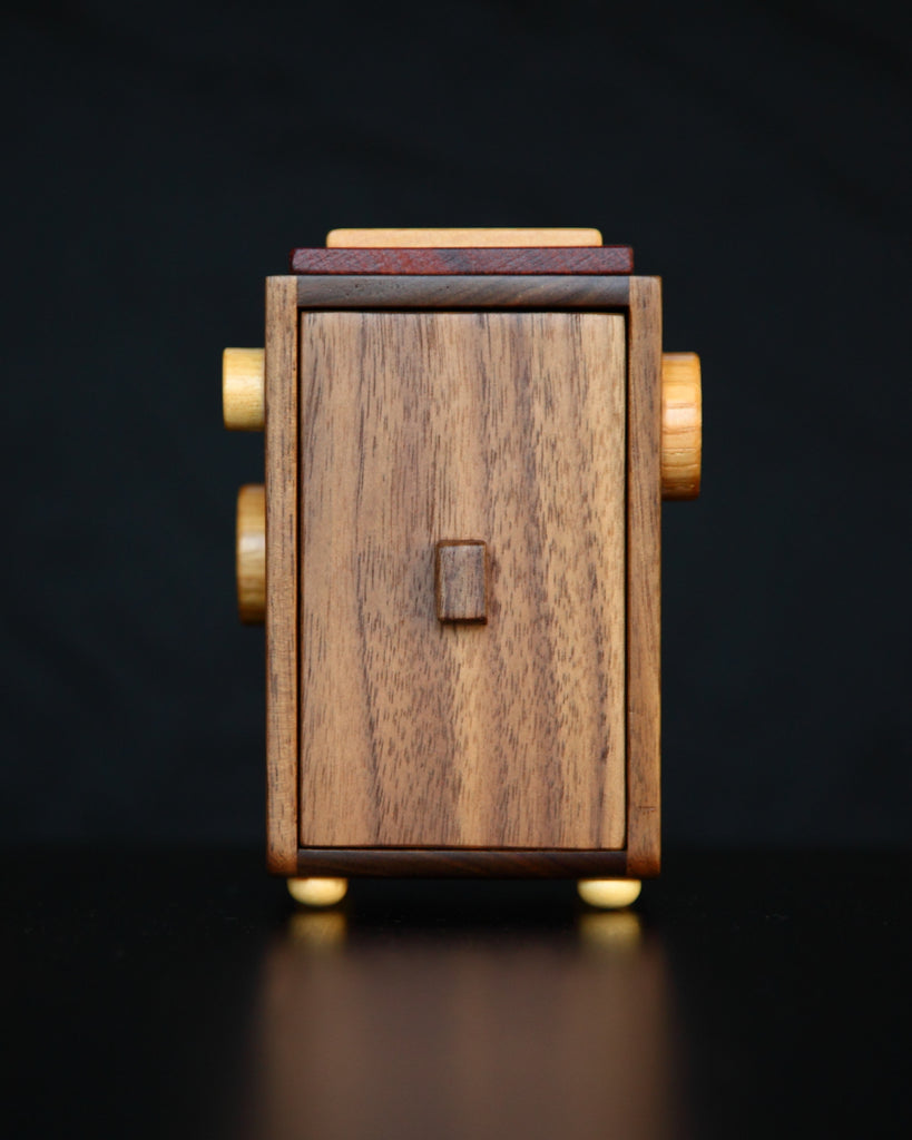 TogTees TLR Wood Camera - Wood Handmade Gift for Twin Lens Reflex Photographers