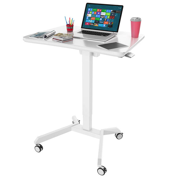 adjustable laptop desk cart