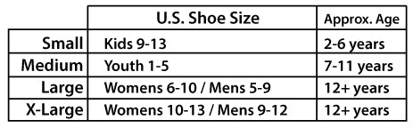 Southwestern pattern style socks size chart