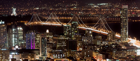 The Golden Gate Bridge at Night