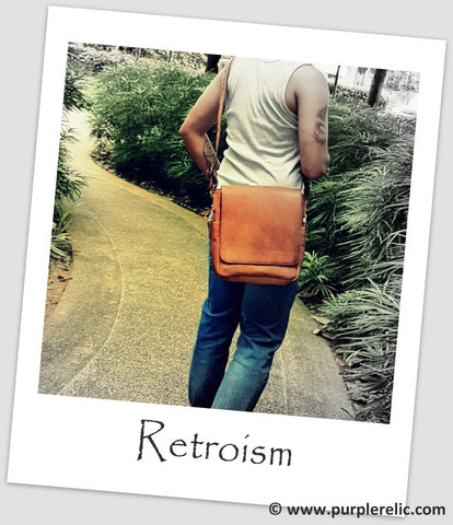 Purple Relic Man Bag
