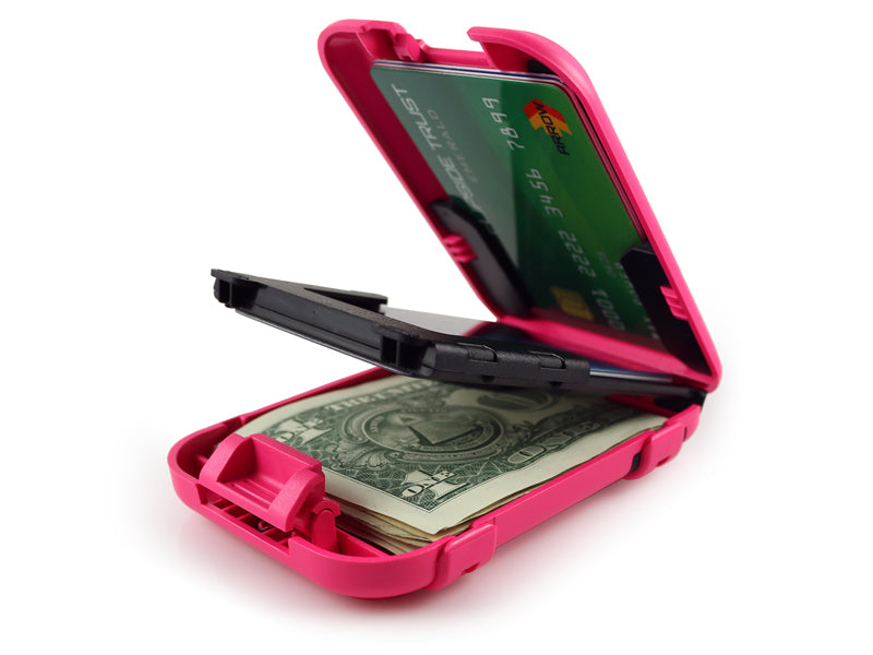 hot pink secure wallet