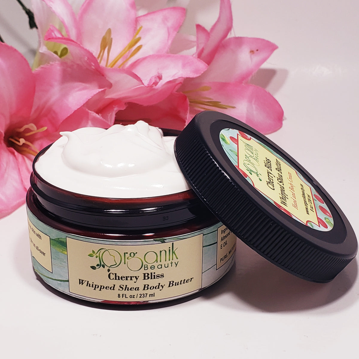 Cherry Bliss Whipped Shea Body Butter By Organik Bea