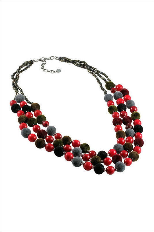 Multilayer Beaded Necklace - at I Love Tunics @ www.ilovetunics.com = Number One! Tunics Destination
