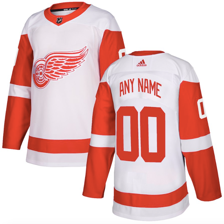 Detroit Red Wings Jersey - White Jersey 