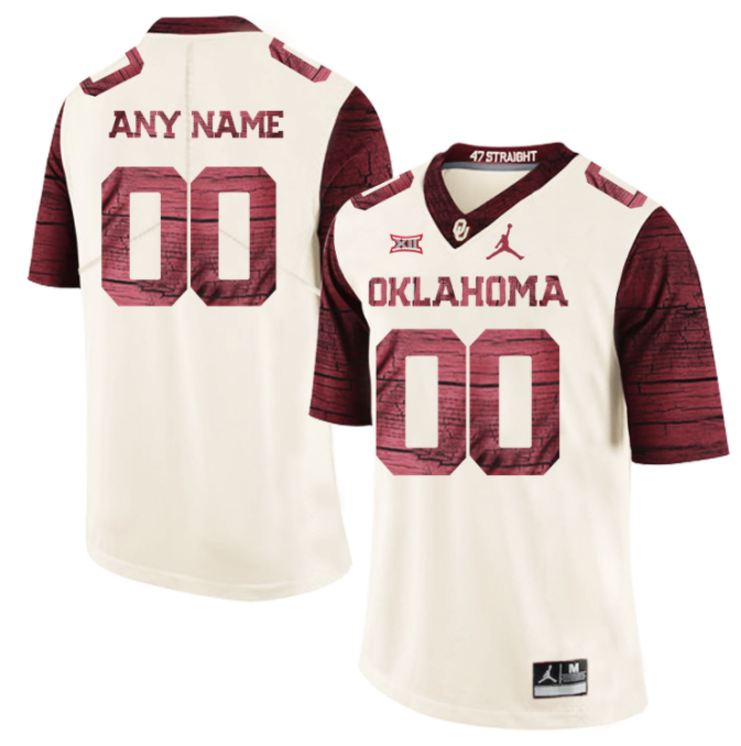 custom oklahoma sooners football jersey
